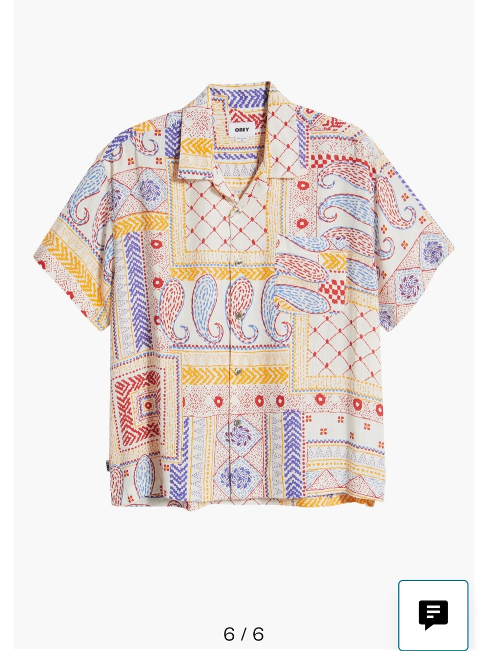 Obey ArchieShort Sleeve Button-Down Shirt